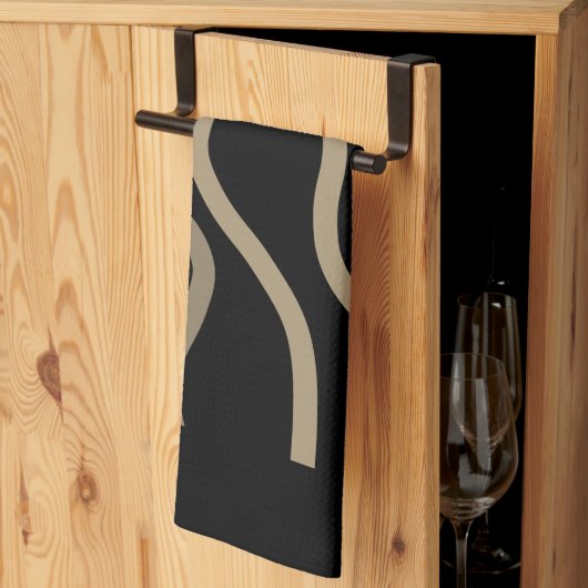 Eenvoudige, elegante, aangepaste fotocollage theedoek (Derde Gevouwen)
