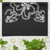Eenvoudige, elegante, aangepaste fotocollage theedoek (Gevouwen)