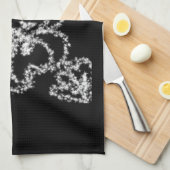 Eenvoudige, elegante, aangepaste fotocollage theedoek (Quarter Fold)