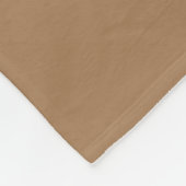 Eenvoudige elegante aangepaste logo hier bedrijf fleece deken (Hoek)
