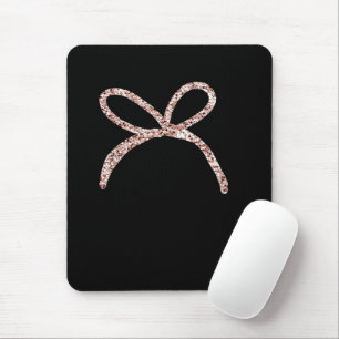 Eenvoudige elegante aangepaste logo hier bedrijf muismat