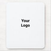 Eenvoudige elegante aangepaste logo in bedrijfsmui muismat (Voorkant)