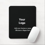 Eenvoudige elegante aangepaste logo in bedrijfsmui muismat<br><div class="desc">Ontwerp</div>