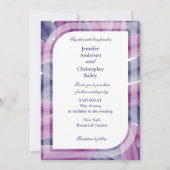 Eenvoudige elegante acryl bruiloft kaart (Voorkant)