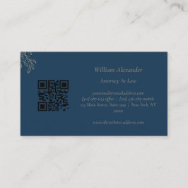 Eenvoudige elegante advocaat / advocaat Visitekaar Visitekaartje