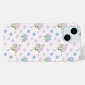 Eenvoudige Elegante Aquarel Hydrangea Bloemen Case-Mate iPhone Case (Achterkant (horizontaal))