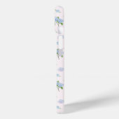 Eenvoudige Elegante Aquarel Hydrangea Bloemen Case-Mate iPhone Case (Achterkant / Links)