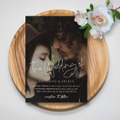 Eenvoudige & elegante bakstenen overlay foto bruil kaart