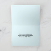 Eenvoudige, elegante, begrafeniscondoleances Kaart (Binnen)