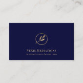 Eenvoudige elegante bemiddeling visitekaartje (Voorkant)