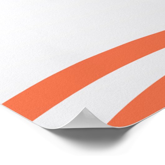 Eenvoudige Elégante Bewerkbare Bruidsdouche zitpla Poster (Hoek)