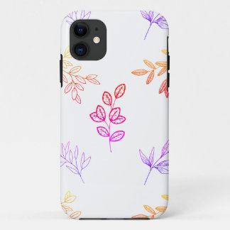 Eenvoudige elegante blad hoesjes voor iPhone