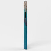 Eenvoudige Elegante Blauwe Strand Typografie Naam Case-Mate iPhone Case (Achterkant/rechts)