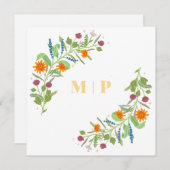 Eenvoudige elegante blokcirkel kaart (Voorkant / Achterkant)