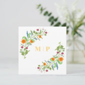 Eenvoudige elegante blokcirkel kaart (Staand voorkant)