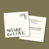 Eenvoudige Elegante Boho Zwart Wit Referral Kaart