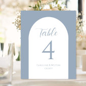 Eenvoudige Elegante Boog, Grijs, het Aantal van de Acryl Bord