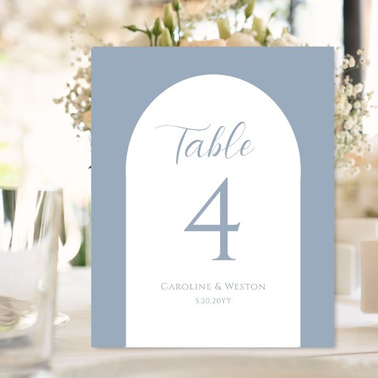 Eenvoudige Elegante Boog, Grijs, het Aantal van de Acryl Bord