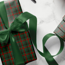 Eenvoudige elegante bos groen cadeau wrap