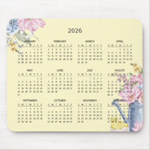 Eenvoudige Elegante Botanische 2026 Agenda   Muism Muismat