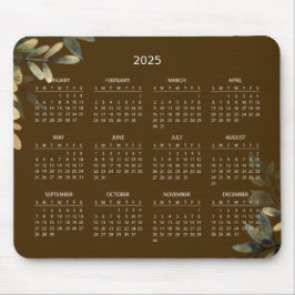 Eenvoudige Elegante Botanische Kalender 2025 | Mui Muismat