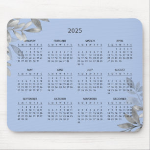 Eenvoudige Elegante Botanische Kalender 2025   Mui Muismat