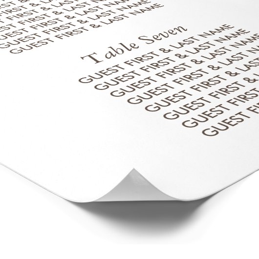 Eenvoudige elegante botanische wilde trommel bruil poster (Hoek)