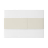 Eenvoudige elegante bruid en bruidegom monogram uitnodigingen wikkel (Achterkant Voorbeeld)