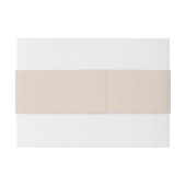 Eenvoudige elegante bruid en bruidegom monogram uitnodigingen wikkel (Achterkant Voorbeeld)