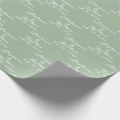 Eenvoudige Elegante Bruid en bruidegom Namen Bruil Cadeaupapier (Hoek)