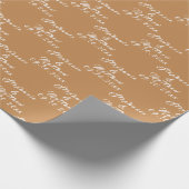 Eenvoudige Elegante Bruid en bruidegom Namen Bruil Cadeaupapier (Hoek)