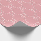 Eenvoudige Elegante Bruid en bruidegom Namen Bruil Cadeaupapier (Hoek)