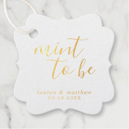 Eenvoudige Elegante Bruiloft Bedankjes Labels