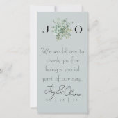 Eenvoudige Elegante bruiloft cocktail servetten (Voorkant)