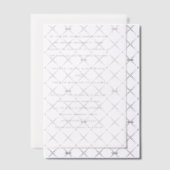 Eenvoudige Elegante Bruiloft Vellum Uitnodigingen (Offset (Uitnodiging))