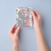 Eenvoudige Elegante Budget Bruiloft Save The Date Flyer (Hand)