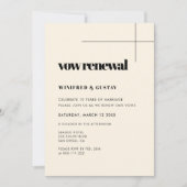 Eenvoudige elegante & chique bruiloft Gelofte Vern Kaart (Voorkant)