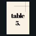 Eenvoudige elegante & chique Cream bruiloft Kaart<br><div class="desc">Minimalist yet striking: adopt this slightly retro typographic design for your wedding stationery,  with an elegant cream color. Fully customizable text,  colors and backgrounds.</div>