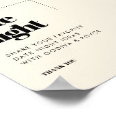 Eenvoudige elegante & chique Date nacht ideeën tek Poster (Hoek)