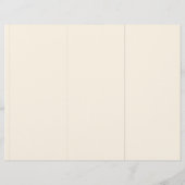 Eenvoudige elegante & chique Menu & Tafelnummer tr (Achterkant)