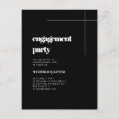 Eenvoudige elegante & chique uitnodiging van de ve (Voorkant)