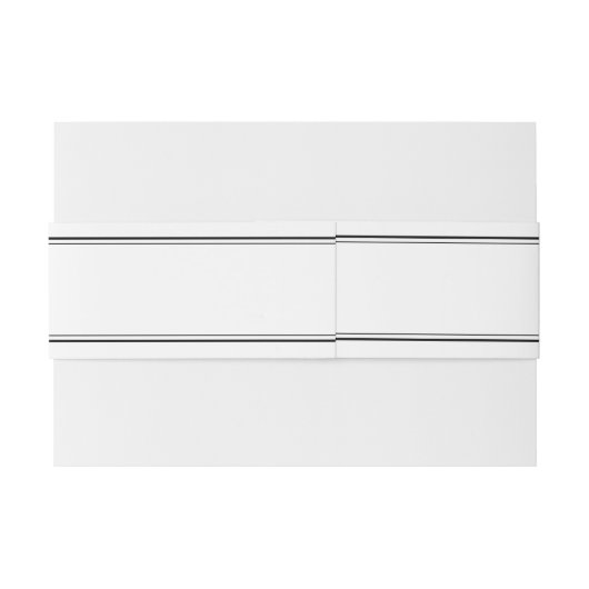 Eenvoudige Elegante Classic Monogram Initialen Bru Uitnodigingen Wikkel (Achterkant Voorbeeld)