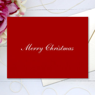 Eenvoudige elegante e-mailtekst voor prettig kerst briefkaart