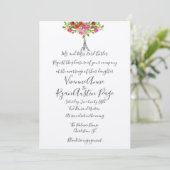 Eenvoudige Elegante Eiffeltoren Huwelijksuitnodigi Kaart (Staand voorkant)