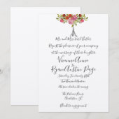 Eenvoudige Elegante Eiffeltoren Huwelijksuitnodigi Kaart (Voorkant / Achterkant)