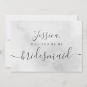 Eenvoudige Elegante Esthetische Aquarel mijn bruid Kaart (Voorkant)