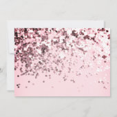 Eenvoudige Elegante Esthetische Glitter mijn bruid Kaart (Achterkant)