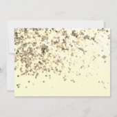 Eenvoudige Elegante Esthetische Glitter mijn bruid Kaart (Achterkant)