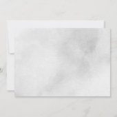 Eenvoudige Elegante Esthetische Waterverf mijn bru Kaart (Achterkant)