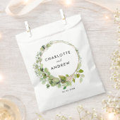 Eenvoudige, elegante eucalyptus bedankzakje (Geknipt)